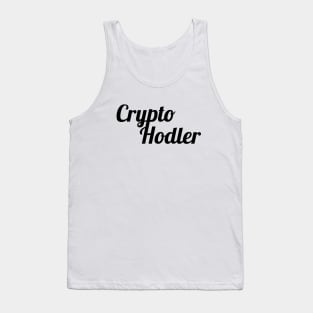 Crypto Hodler Black Big Logo Tank Top